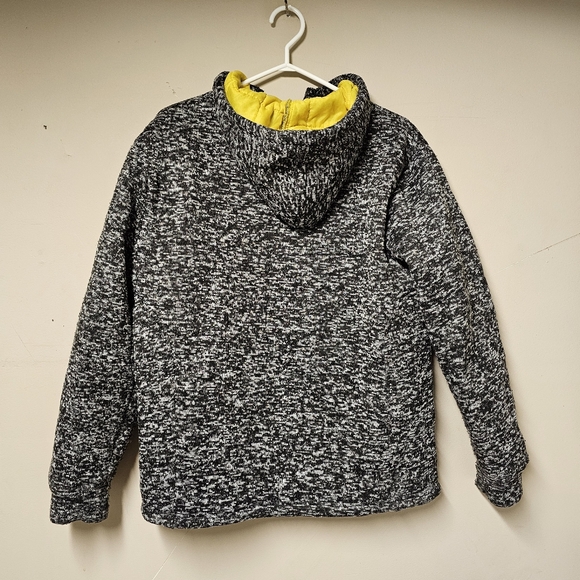 Canada Weather Gear Black/Yellow Hooded Zip-Up Lightweight Jacket - Picture 15 of 15